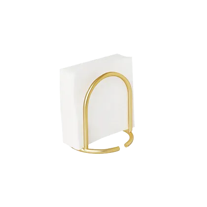 Spectrum gold napkin holder